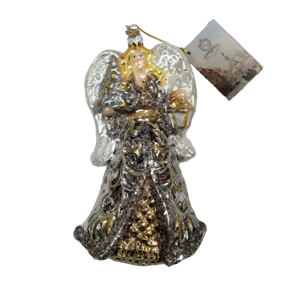 Huras Family Blown Glass Angel Ornament 7